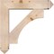 Ekena Millwork Westlake Arts and Crafts Smooth Bracket w/ Offset Brace, Douglas Fir, 7 1/2"W x 34"D x 34"H BKT0806X34X34WTL03SDF - alternate 4